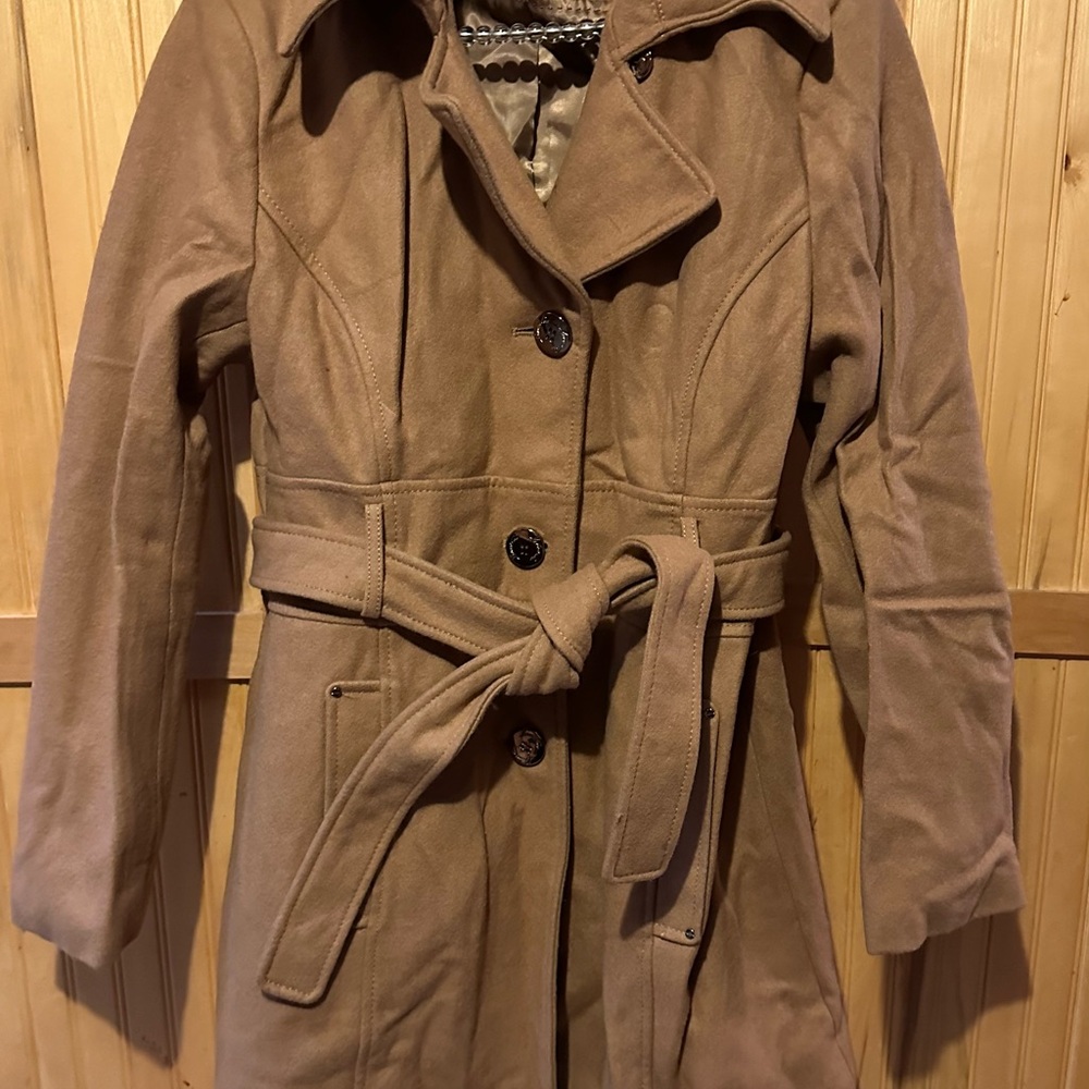Kenneth Cole Tan Trench Coat with Belt